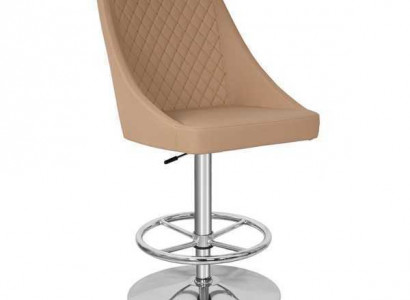 Modern high-quality beige chair designer barstool faux leather luxury furniture new